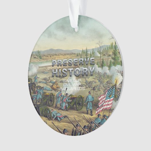 ABHの内戦の戦場の保存 オーナメント (正面)