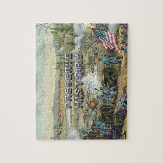 ABHの内戦の戦場の保存 ジグソーパズル (縦)