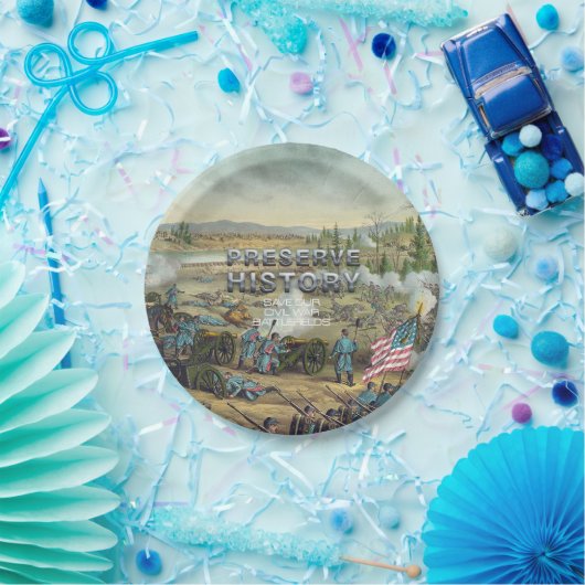 ABHの内戦の戦場の保存 ペーパープレート (パーティー)