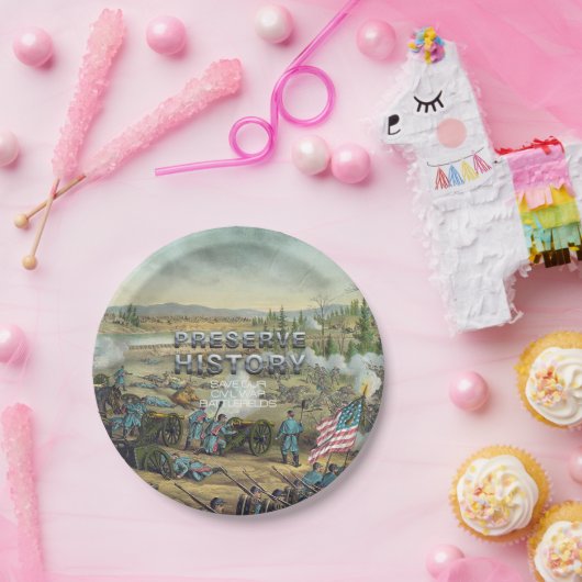 ABHの内戦の戦場の保存 ペーパープレート (パーティー)