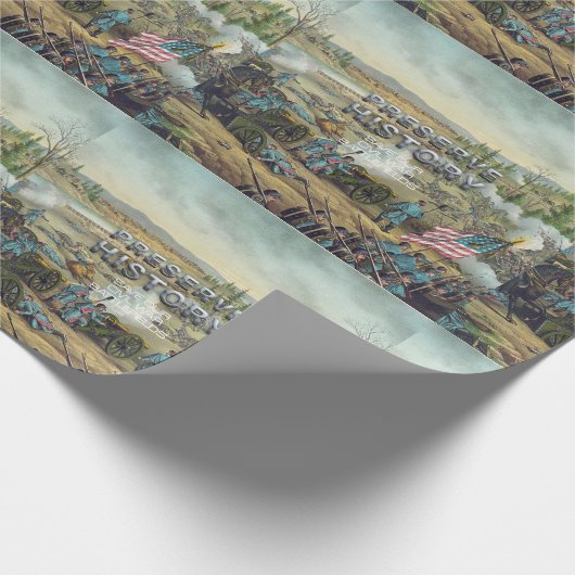 ABHの内戦の戦場の保存 ラッピングペーパー (角)