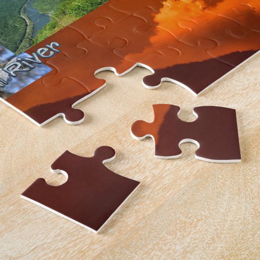 ABHの新しい川の峡谷 ジグソーパズル (側面)