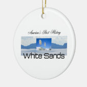 ABHの白の砂 セラミックオーナメント (左)