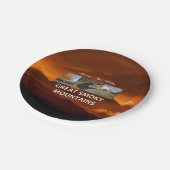 ABHの素晴らしい煙山 ペーパープレート (アングル)