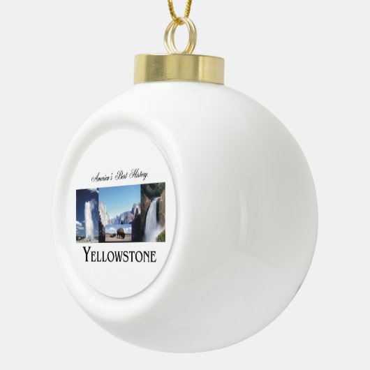 ABHイエローストーン セラミックボールオーナメント (右)