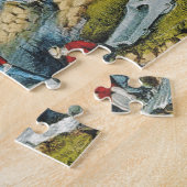 ABHカリフォルニアのゴールドラッシュ ジグソーパズル (側面)