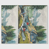 ABHカリフォルニアのゴールドラッシュ ラッピングペーパー (フラット)