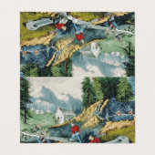 ABHカリフォルニアのゴールドラッシュ 名刺 (外部フラット)