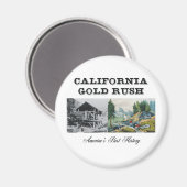 ABHカリフォルニア金ゴールドラッシュ マグネット (正面/裏面)