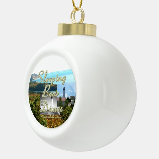 ABHスリーピングベアデュネス セラミックボールオーナメント (右)