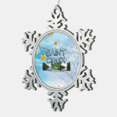 ABHセントクロワNR スノーフレークピューターオーナメント (右)