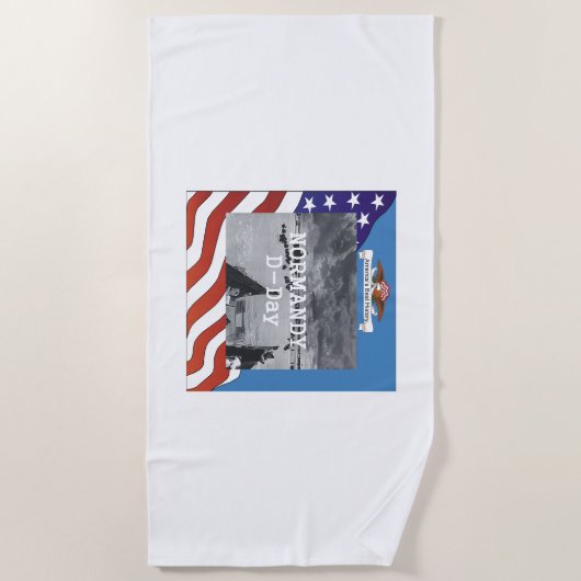 ABHノルマンディー ビーチタオル (正面)