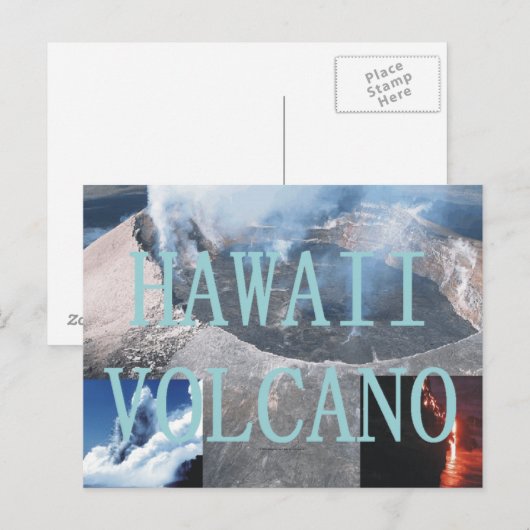 ABHハワイ火山 ポストカード (正面/裏面)