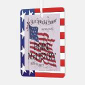 ABHフォートマクヘンリー金属オーナメント メタルオーナメント (正面左)