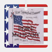 ABHフォートマクヘンリー金属オーナメント メタルオーナメント (正面)