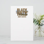 ABHブラックヒルズ 便箋 (スタンド正面)