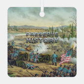 ABH内戦バトルフィールドメタルオーナメントを保存 メタルオーナメント (裏面)