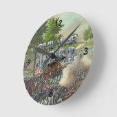 ABH南北戦争1862 ラウンド壁時計 (傾斜)