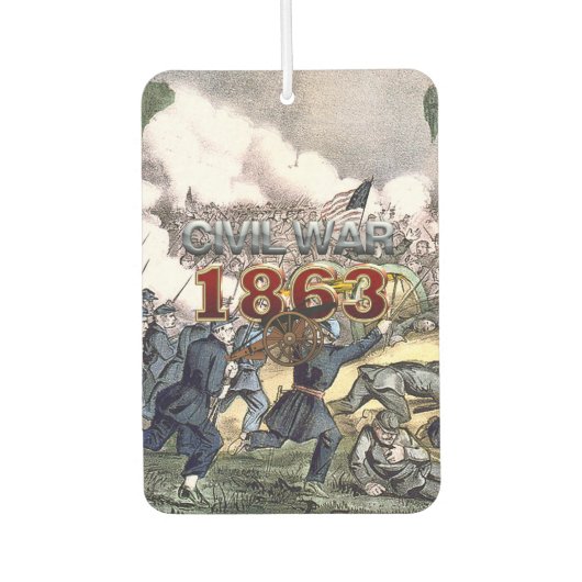 ABH南北戦争1863 カーエアーフレッシュナー (正面)