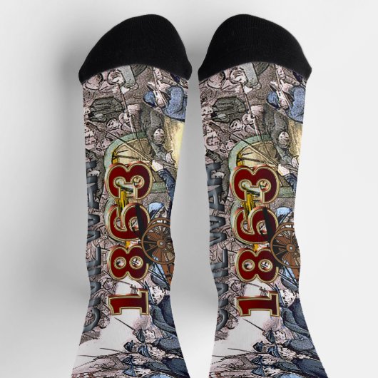 ABH南北戦争1863 ソックス (上部)