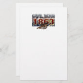 ABH南北戦争1863 便箋 (正面/裏面)