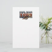 ABH南北戦争1863 便箋 (スタンド正面)