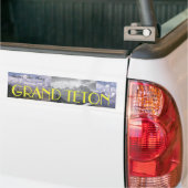 ABH壮大なTeton バンパーステッカー (トラック上)