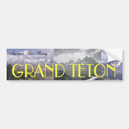 ABH壮大なTeton バンパーステッカー (正面)