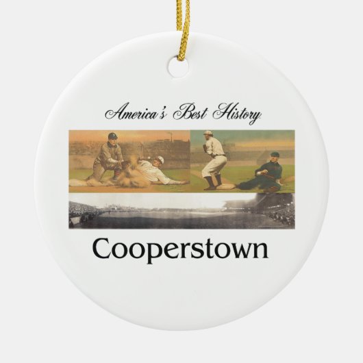 ABH Cooperstown セラミックオーナメント (正面)