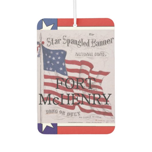 ABH Fort McHenry Air Freshener カーエアーフレッシュナー (正面)