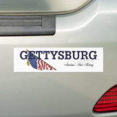 ABH Gettysburg バンパーステッカー (車上)