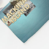 ABH Mackinacの島 フリースブランケット (角)