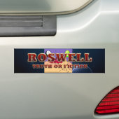 ABH Roswell バンパーステッカー (車上)
