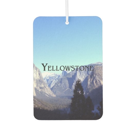 ABH Yellowstone カーエアーフレッシュナー (正面)