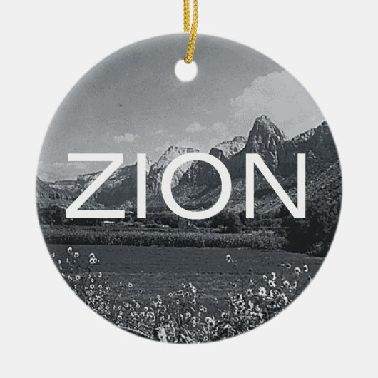 ABH Zion セラミックオーナメント (正面)