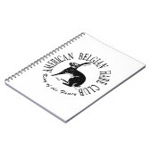 ABHCロゴ付きスパイラルノートブック ノートブック (左側)