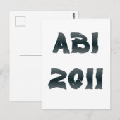 ABI 2011 ポストカード (正面/裏面)