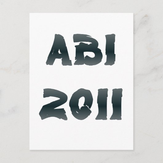 ABI 2011 ポストカード (正面)