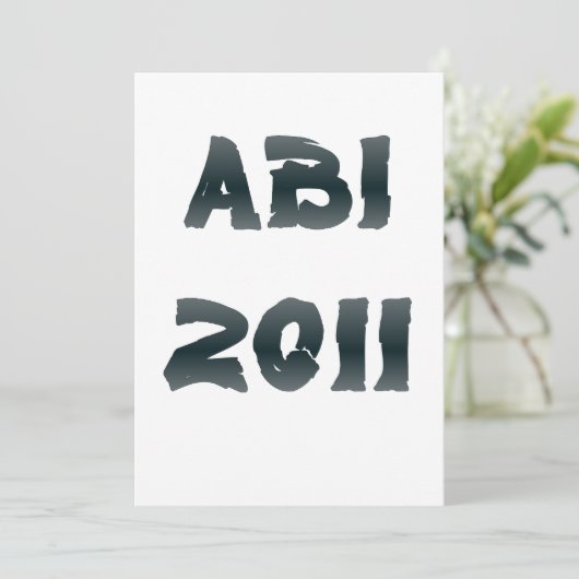 ABI 2011 招待状 (スタンド正面)