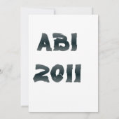 ABI 2011 招待状 (裏面)