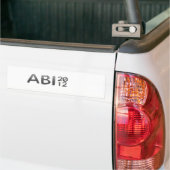 ABI 2012 バンパーステッカー (トラック上)