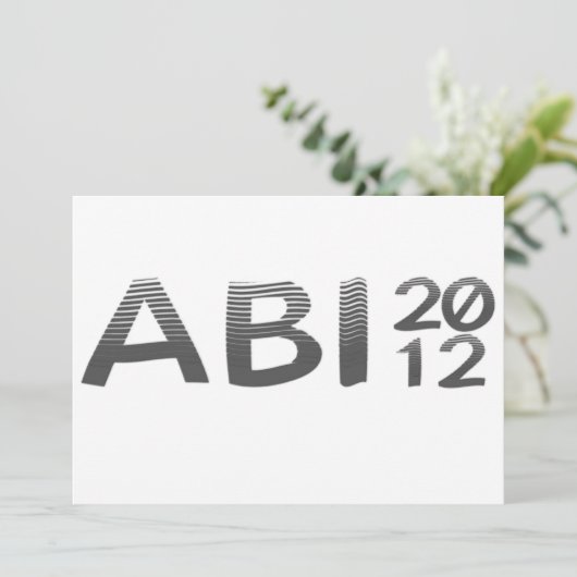 ABI 2012 招待状 (スタンド正面)