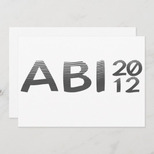 ABI 2012 招待状 (正面/裏面)