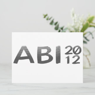 ABI 2012 招待状