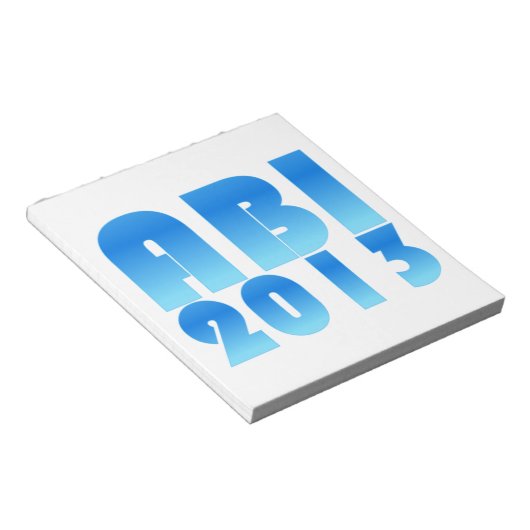 ABI 2013 ノートパッド (アングル)