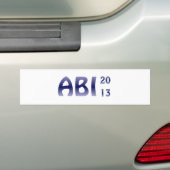 ABI 2013 バンパーステッカー (車上)