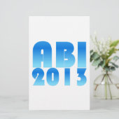 ABI 2013 便箋 (スタンド正面)