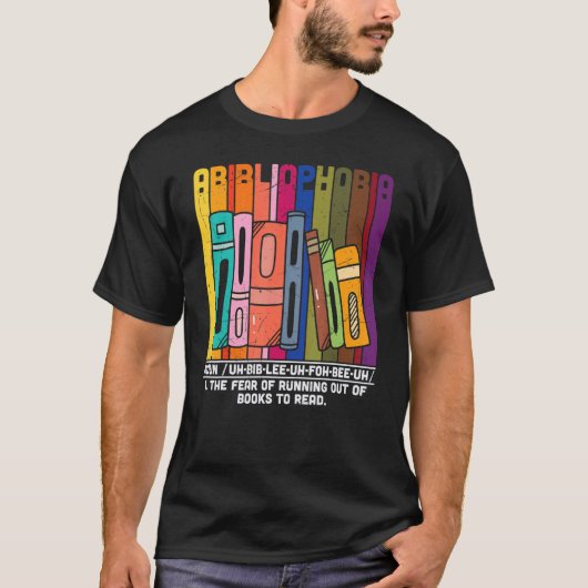Abibliohbia定義の本読虫リーダー Tシャツ (正面)