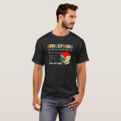 Abibliohbia定義の読BookwormリーダーV Tシャツ (正面フル)