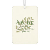 Abide In Me カーエアーフレッシュナー (裏面)